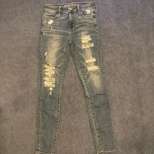American Eagle hi-rise jegging super stretch X